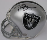 Rich Gannon signed autographed Oakland Raiders mini football helmet Proof Beckett COA