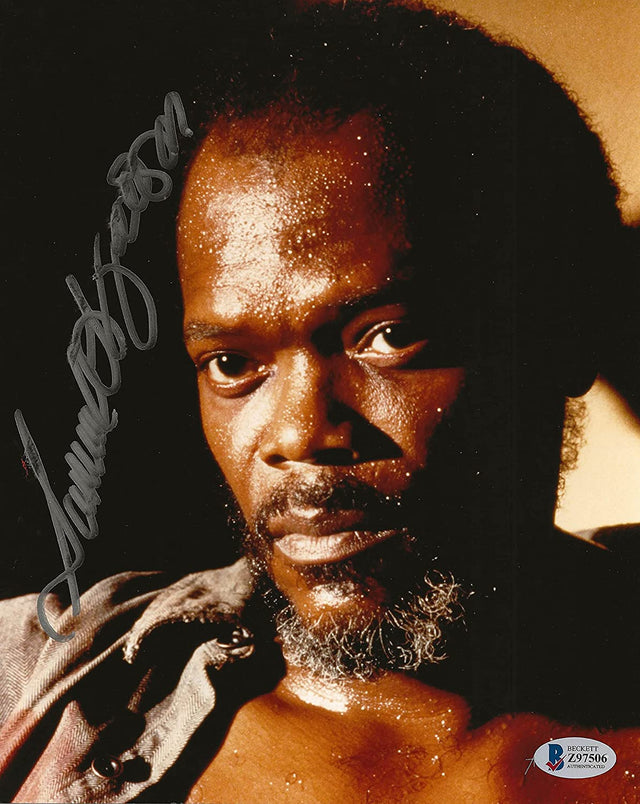 Samuel L Jackson actor signed Die Hard 8x10 photo Beckett COA STAR