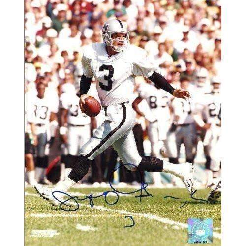 Jeff George, Oakland Raiders, Illinois, Signed, Autographed, 8x10 Photo, Coa, Rare Hard Photo to Find