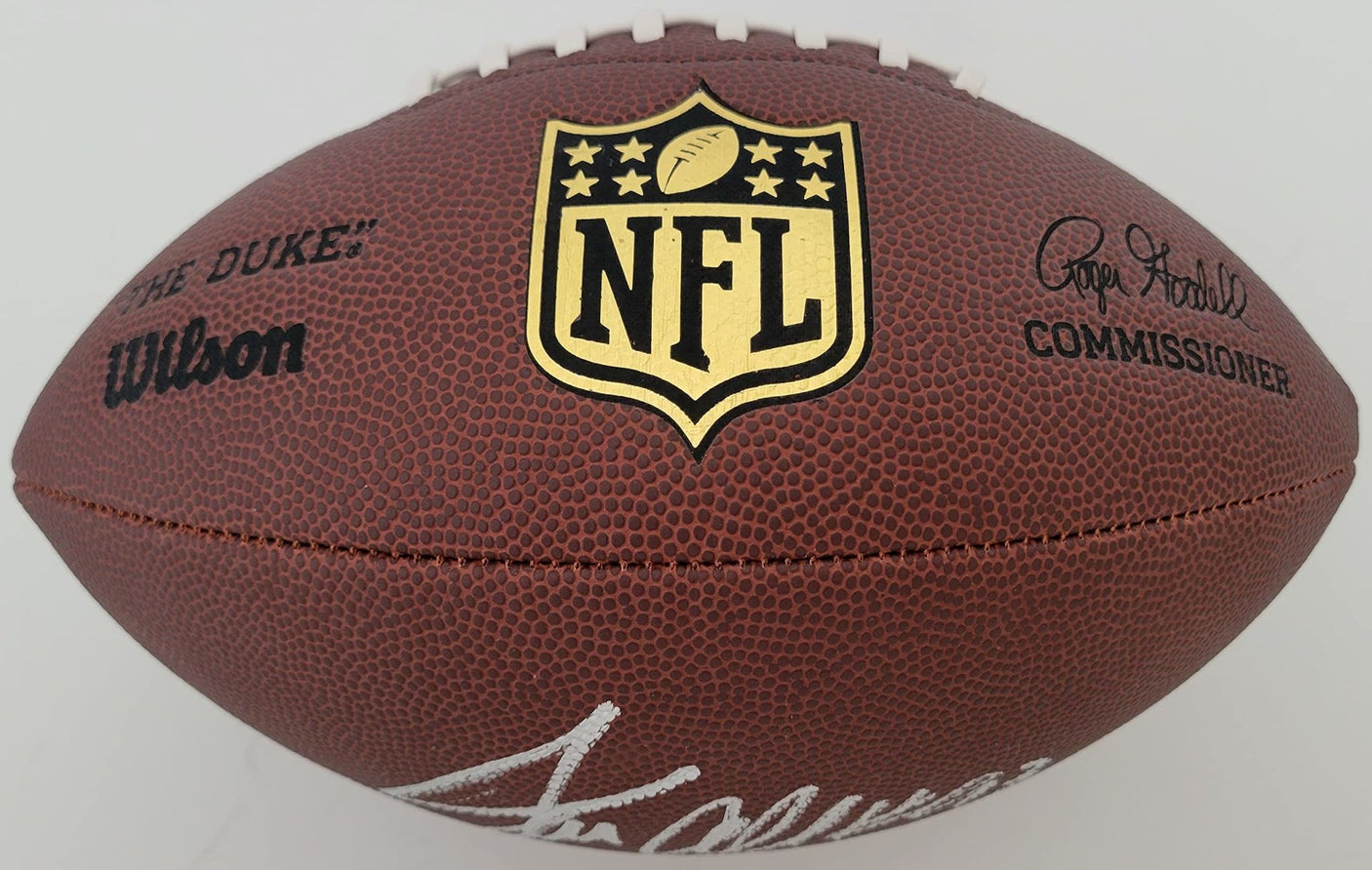 Jonathan Allen Washington football team signed NFL Duke football COA proof