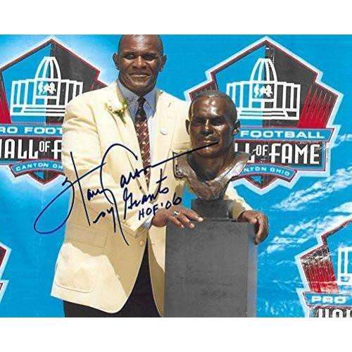 Harry Carson, New York Giants, Signed, Autographed, 8X10 Photo, a COA with the Proof Photo of Harry Signing Will Be Included,