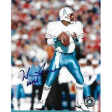 Warren Moon, Houston Oilers, Hall of Fame, Signed, Autographed, 8X10 Photo, a COA with the Proof Photo of Warren Signing Will Be Included.-