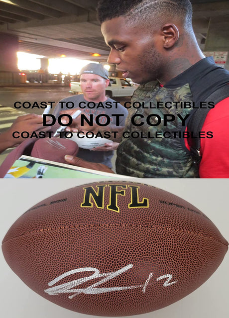Josh Gordon Kansas City Chiefs Seahawks Browns Baylor signed football COA proof