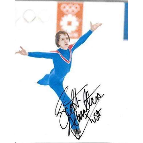 Scott Hamilton, Figure Skater, Olymics, USA Gold, Signed, Autographed, Hockey 8x10 Photo, a Coa with the Proof Photo of Scott Signing Will Be Included-.