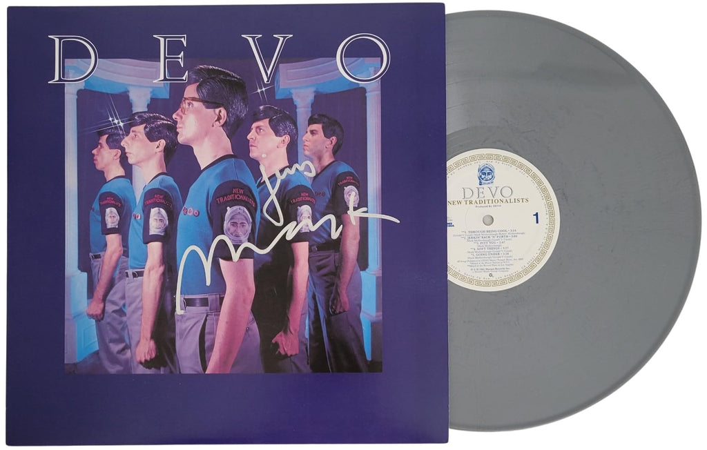 Mark & Gerald Signed Devo New Traditionalists Album Proof Autographed Vinyl Record