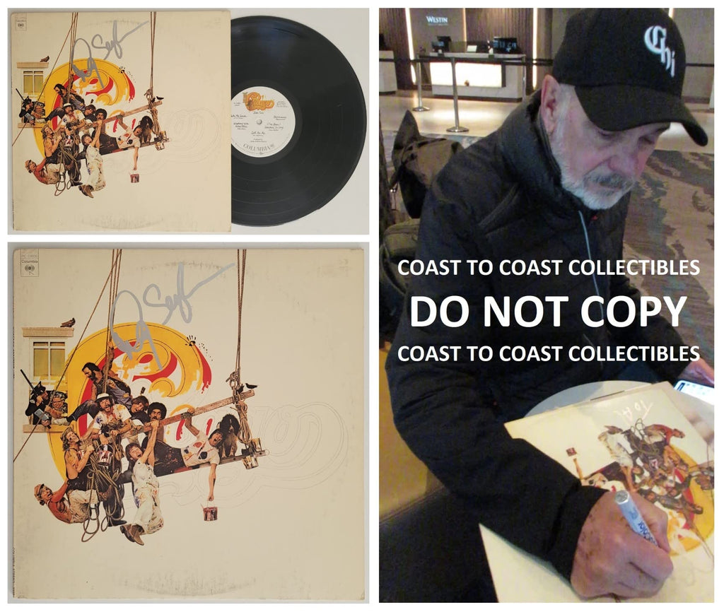 Danny Seraphine signed Chicago IX album vinyl record COA exact proof autographed STAR