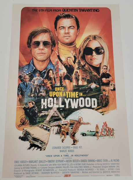 Quentin Tarantino signed Once upon a Time in Hollywood 12x18 photo COA Proof STAR