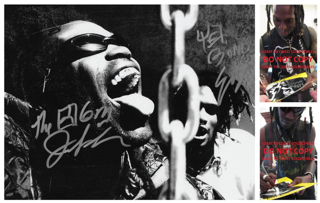 Ho99o9 Yeti Bone/Eaddy & The OGM signed 8x10 photo COA Proof HORROR autographed STAR