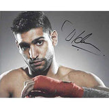 Amir Khan, World champion Boxer, signed, autographed, 8x10 photo - COA and proof photo included.