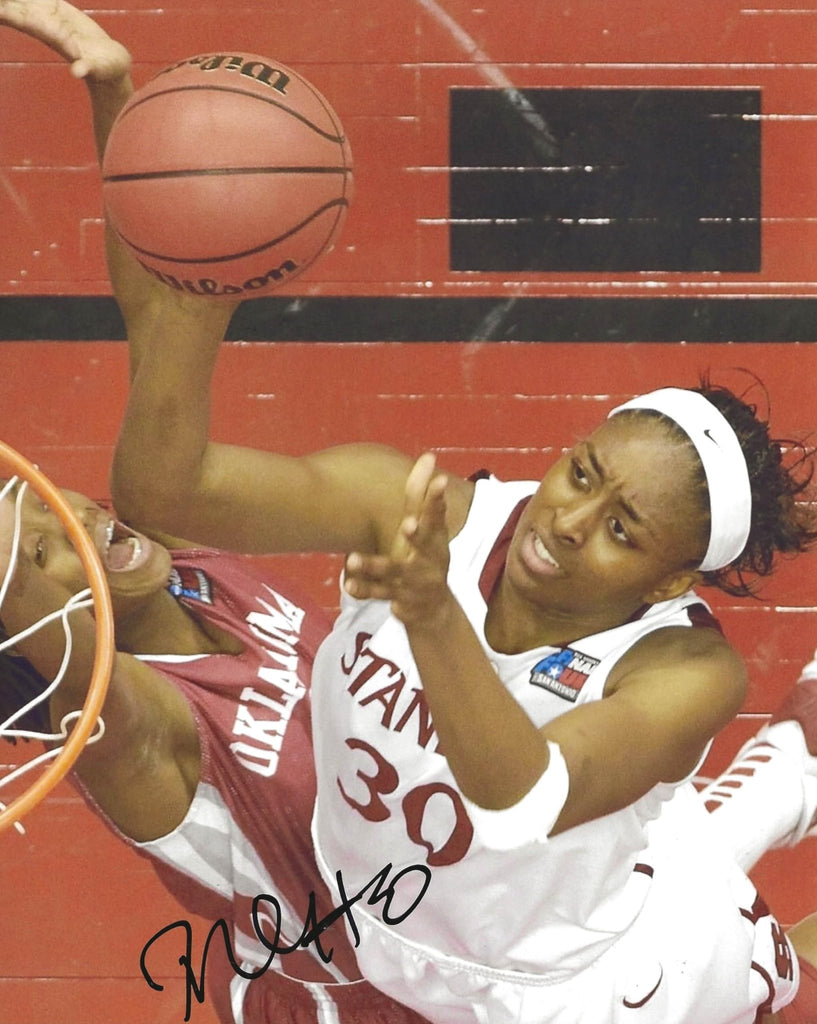 Nneka Ogwumike signed Stanford Cardinals 8x10 Basketball photo COA Proof autographed.